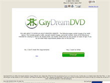 Tablet Screenshot of gaydreamdvd.com